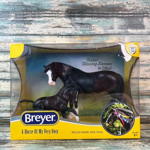 Breyer Horse Of My Very Own Welsh Mare & Foal Nistar Blazing Kansas & Ethel NIB - Picture 1 of 10